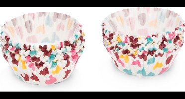 Papieren cupcakevormpjes - 5 cm - 200 stuks