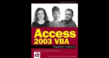 Access 2003 Vba Programmer's Reference (Wrox Press)