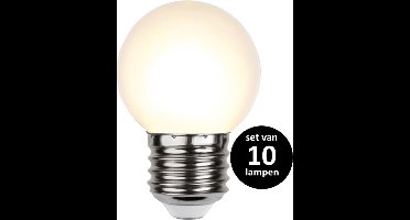 Warm Witte lamp voor prikkabel - 1Watt - set van 10