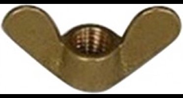 Vleugelmoer Din315 M12 Messing - 50 Stuks