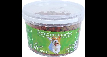 Boony - Hondensnack - SEMI MOIST MINI HEART MIX - Emmer van 1,8 kg