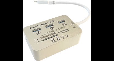 LC-Power LC-HUB-C-CR laptop dock & poortreplicator USB 3.2 Gen 1 (3.1 Gen 1) Type-C