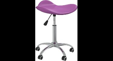 vidaXL - Kantoorstoel - kunstleer - paars