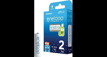 Panasonic eneloop oplaadbare AA batterij - 2000 mAh - NiMH - 2 stuks