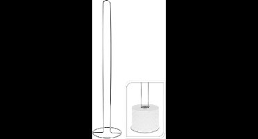 Excellent Houseware toiletrollen houder van metaal 61 x 15 cm