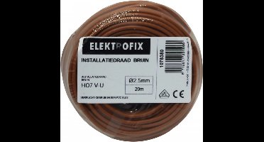 Vd-Draad 2,5Mm2 Bruin 20M