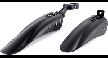 BMX Spatbordenset 16 Mirage - zwart