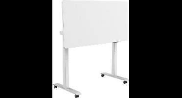 Euroseats Elektrisch verstelbaar - opklapbaar en verrijdbaar bureau - 160x80 cm - Wit
