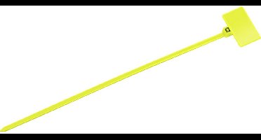 TRU COMPONENTS TC-6646436 Kabelmarkering Markeringsvlak: 20 x 13 mm Geel 100 stuk(s)