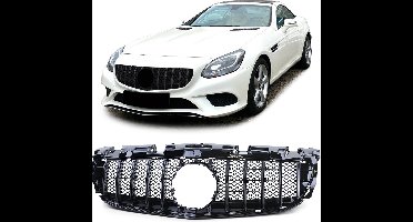 Grill Geschikt Voor Mercedes SLC R172 Vanaf 2016 Facelift Sport Glans Zwart Amg GT Look