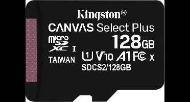 Kingston 128GB microSDHC Canvas Select Plus