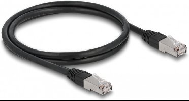 CAT6A sFTP grondkabel - buitenkabel - 1 meter - zwart - LSZH - koper - CU