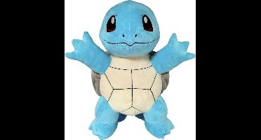 Canenco Pokémon rugzak pluche Squirtle - 3D knuffel rugtas 35cm.