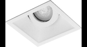 Premium Inbouwspot Gerolt Wit Verdiepte vierkante spot Philips Sceneswitch Met Philips LED