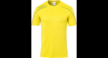 Uhlsport Stream 22 Shirt Korte Mouw Kinderen - Geel / Royal | Maat: 164
