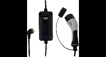 AEG Auto Laadkabel Type 2 naar Schuko - 16A / 230V - mobiele thuislader - 5 meter