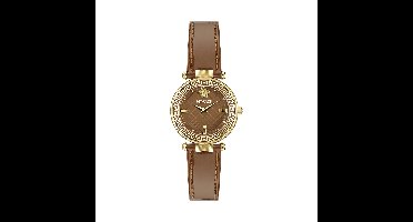 Versace Reve VE8B00124 Horloge - Leer - Bruin - Ø 35 mm