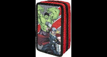 Undercover - Avengers Schooletui 3-Laags met Inhoud - Kunststof - Multicolor -