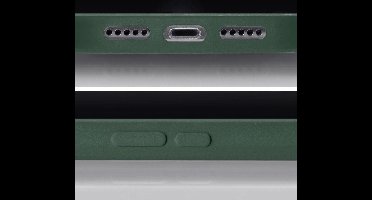 Mobilize Hoesje geschikt voor Samsung Galaxy A14 Telefoonhoesje Flexibel TPU | Mobilize Rubber Gelly Backcover | Galaxy A14 Case | Back Cover - Matt Green | Groen