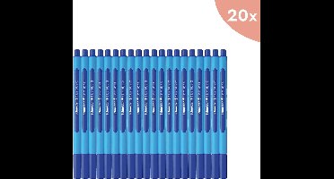 20x Balpen Schneider Slider Edge M 1 - 0mm blauw