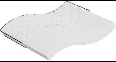 vidaXL - Schuimmatras - middelzacht - 160x200 - cm