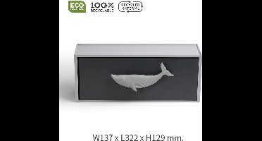 Qualy - Ladekast 1 Rack (1 Lade) “Ocean Drawer Rack (1 Drawer)” W137 × L322 × H129 mm