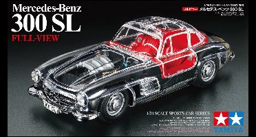 Tamiya Modelbouwpakket Auto - 24366 Mercedes-Benz 300SL - Volledig doorzichtig - Limited Version Plastic - 1:24 - Modelbouw