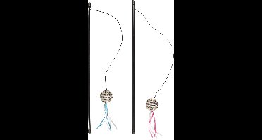 Flamingo PS CATCHY HENGEL+BAL ASS. BL/ROOS - Blauw/Roze - 57 x 4.5 x 4 cm