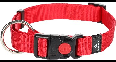 Flamingo Ziggi - Halsband Honden - Halsband Ziggi Rood L 45-65cm 25mm - 1st - 124755 - 1st