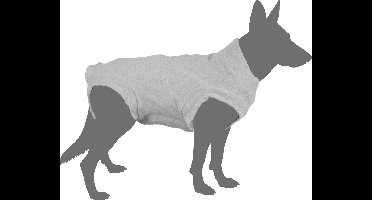 Flamingo Safety Body - Grijs - 60 cm ruglengte