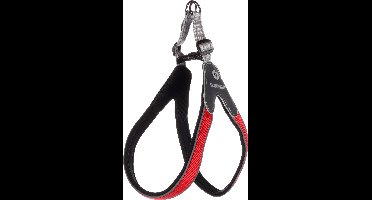 Flamingo Hilka Easy - Harnas Honden - Easy Harnas Hilka Rood Xxl 56-66cm 30mm - 1st - 133431 - 1st