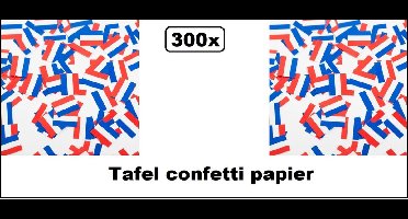 300x Vlaggetjes tafelconfetti Holland - Papier - EK voetbal Nederland thema feest Party festival evenement