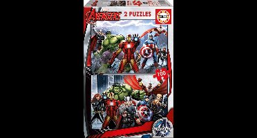 Educa - puzzel - 2x100 stuks - Avengers