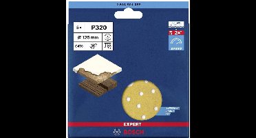 Bosch 5x Expert C470 schuurpapier met meerdere gaatjes voor excen...