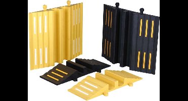 Slang- en kabelbrug ∅ 75 mm - Geel - x 300 mm x - - - - Voor binnen & buiten