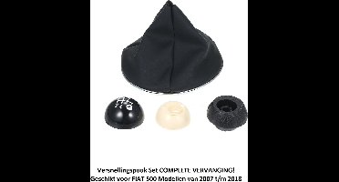 No Name Pookhoes Fiat 500 - complete pook vervanging hoes - PU leder