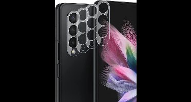 Camera Screenprotector geschikt voor Samsung Galaxy Z Fold 3 - Gehard Glas Beschermglas Tempered Glass Screen Protector - 4 Stuks