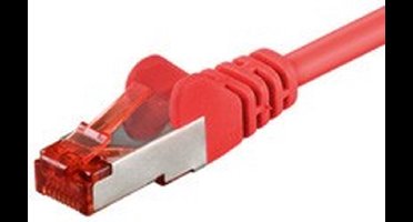 Danicom CAT6 S/FTP (PIMF) patchkabel - 0,50 meter rood - netwerkkabel - internetkabel - UTP kabel - RJ45 - 1000 mbit/s