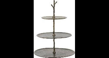 Light & Living Etagère Tresa - Antiek Brons - 3 Laags - Metaal - Luxe - Woonkamer