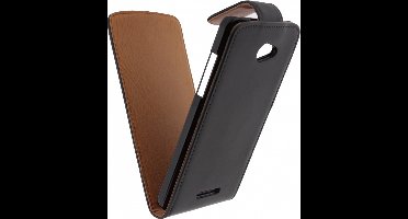 Xccess Leather Flip Case HTC Butterfly Black