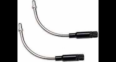 Verstelbare V-brake bochtjes 90° Elvedes RVS (2 stuks)