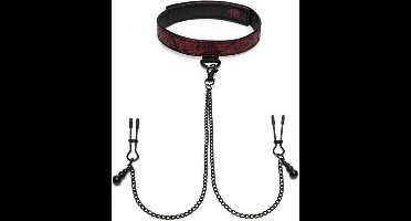 Fifty Shades of Grey - Sweet Anticipation Halsband Tepelklemmen