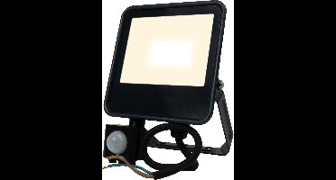 Kanlux Floodlight LED Breedstraler 4000K Sensor 50W Zwart