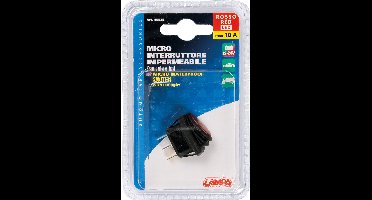 Schakelaar met LED Rood 12/24V Waterproof