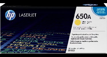 Toner HP 650A Yellow