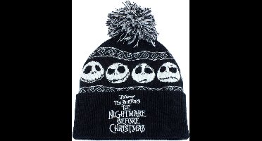 Disney - The Nightmare Before Christmas Basic Snow Zwart Pomponmuts