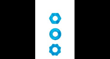 Pipedream - Renegade - Chubbies - Rekbare Cockringen Set - Zwart