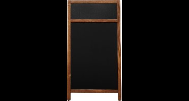 Europel - Stoepbord - Krijtbord - Dennenhout - 66 x 128cm - Geschikt voor binnen en buiten - Incl. top