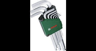 Bosch Inbussleutelset - 9 delige Binnenzeskantsleutelset (HEX)