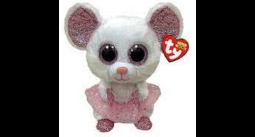 Ty - Knuffel - Beanie Buddy - Nina Mouse - 24cm